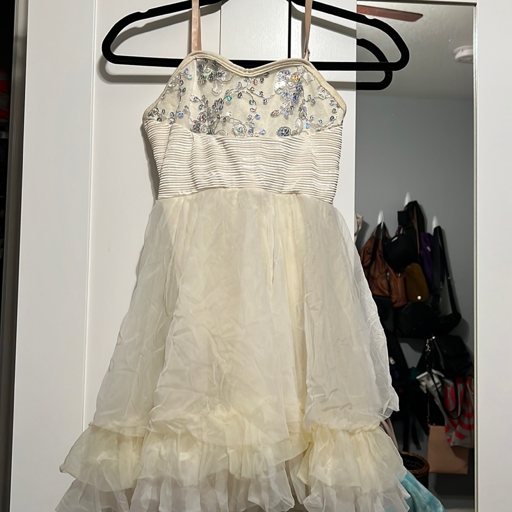 Beige dance costume